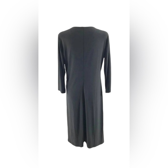 Metaphor Dresses | Methaphor Black Faux Wrap - Picture 5 of 11